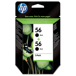 HP 56 C9502AE Siyah Orijinal Kartuş 2'li Paket