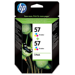 HP 57 C9503AE Renkli Orijinal Kartuş 2'li Paket