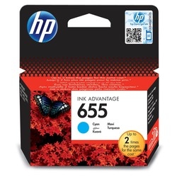 HP 655 CZ110AE Mavi Orijinal Kartuş