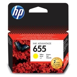 HP 655 CZ112AE Sarı Orijinal Kartuş