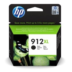 HP 912XL 3YL84AE Siyah Yüksek Kapasiteli Orijinal Kartuş
